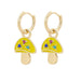 Jewelry WholesaleWholesale multi-color drop oil mushroom earrings JDC-ES-YiD004 Earrings 宜达 %variant_option1% %variant_option2% %variant_option3%  Factory Price JoyasDeChina Joyas De China