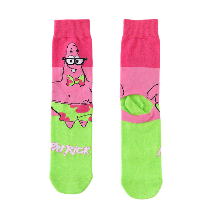 Wholesale socks cotton cartoon long tube animation MOQ≥10 JDC-SK-HuiHe023