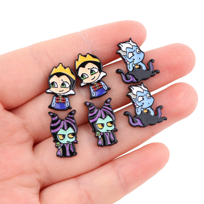 Wholesale Earrings Alloy Anime Cartoon JDC-ES-QingT005