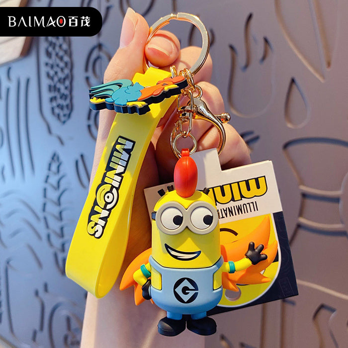 Wholesale Minions Zodiac Keychain Creative Exquisite and Cute JDC-KC-BaiM040