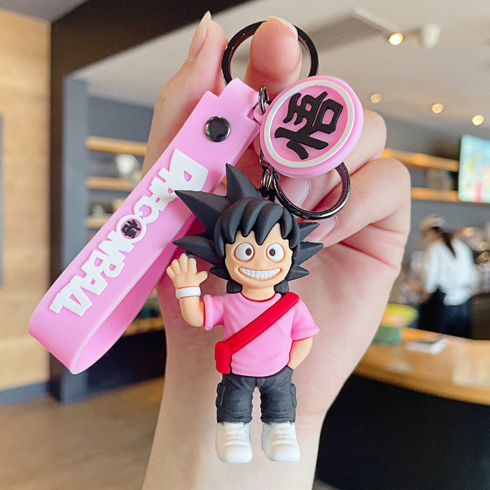 Wholesale Keychains For Backpacks creative key chain cartoon silicone car key chain pendant JDC-KC-JG235