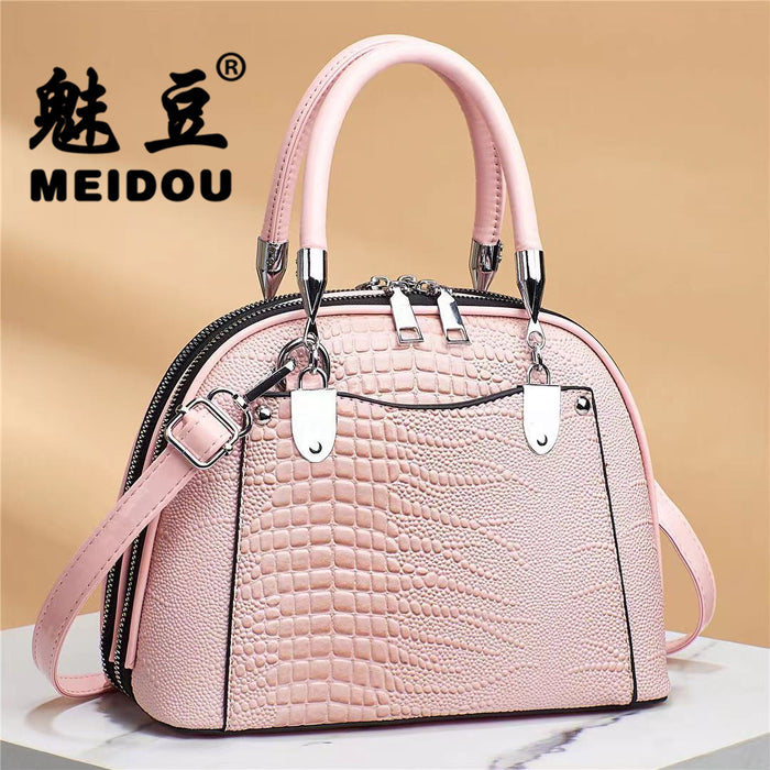 Wholesale Shoulder Bag PU Crocodile Pattern Retro Handbag Diagonal Cross JDC-SD-haim011