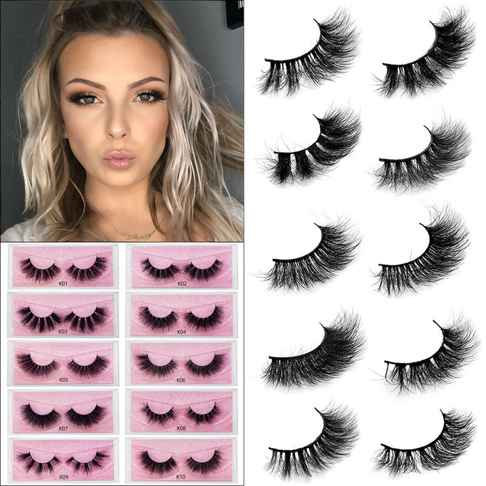 Jewelry WholesaleWholesale 5D mink hair natural thick curling eyelash pulling box JDC-EY-LMB025 eyelashes 利美博 %variant_option1% %variant_option2% %variant_option3%  Factory Price JoyasDeChina Joyas De China