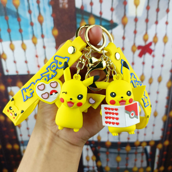 Wholesale Keychains Silicone Cute Cartoon Anime MOQ≥2 (M) JDC-KC-YYi008