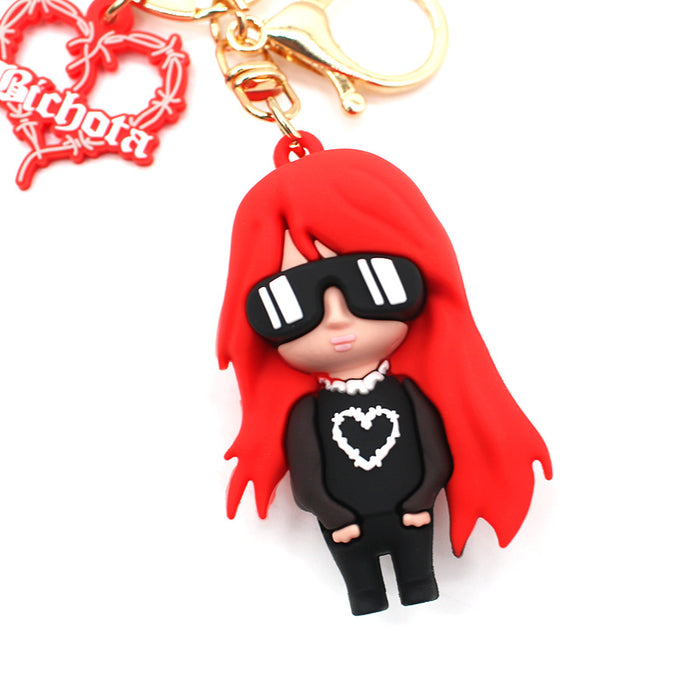 Wholesale Keychain PVC Cute Cartoon Pendant (F) JDC-KC-HAn012