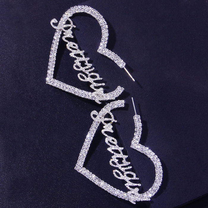 Jewelry WholesaleWholesale letter cutout full diamond heart earrings JDC-ES-XinS005 Earrings 心饰 %variant_option1% %variant_option2% %variant_option3%  Factory Price JoyasDeChina Joyas De China