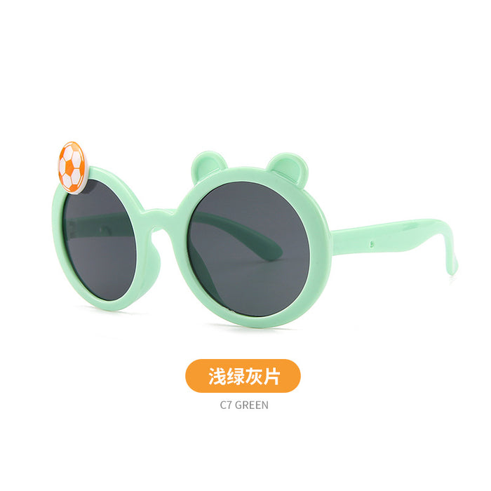 Jewelry WholesaleWholesale children's anti ultraviolet football Sunglasses JDC-SG-KaiX009 Sunglasses 凯祥 %variant_option1% %variant_option2% %variant_option3%  Factory Price JoyasDeChina Joyas De China