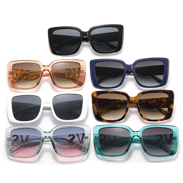 Wholesale Sunglasses AC Retro Large Frame Square Sunglasses MOQ≥2 JDC-SG-KaN012