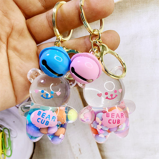 Jewelry WholesaleWholesale cartoon into oil bear acrylic keychain JDC-KC-DMF002 Keychains 迪美菲 %variant_option1% %variant_option2% %variant_option3%  Factory Price JoyasDeChina Joyas De China