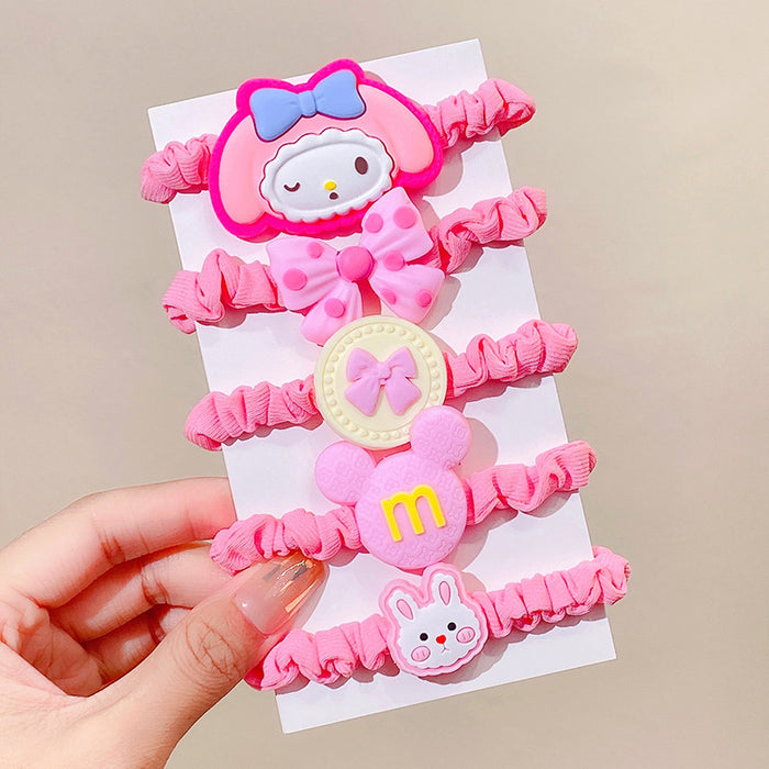 Wholesale cloth cartoon cute large intestine hair rope JDC-HS-RXi005