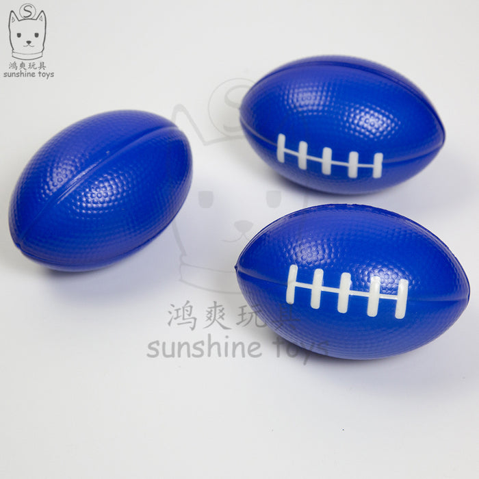 Wholesale Children's Decompression Toys PU Polyurethane Rugby JDC-FT-HongSh001