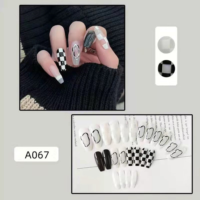 Wholesale Detachable Nail Stickers 24 Pieces/Box JDC-NS-HFan001