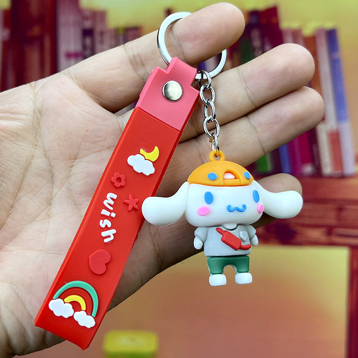 Wholesale keychain pvc pendant cute cartoon MOQ≥10 JDC-KC-MQu001