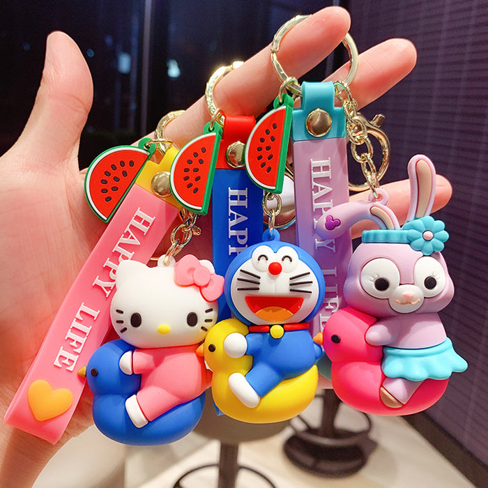 Wholesale Keychains For Backpacks Cartoon PVC Cute Keychain (M) JDC-KC-OShi024