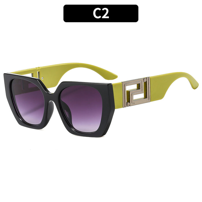 Wholesale Square Big Frame Sunglasses with Color and UV Protection JDC-SG-XIa027