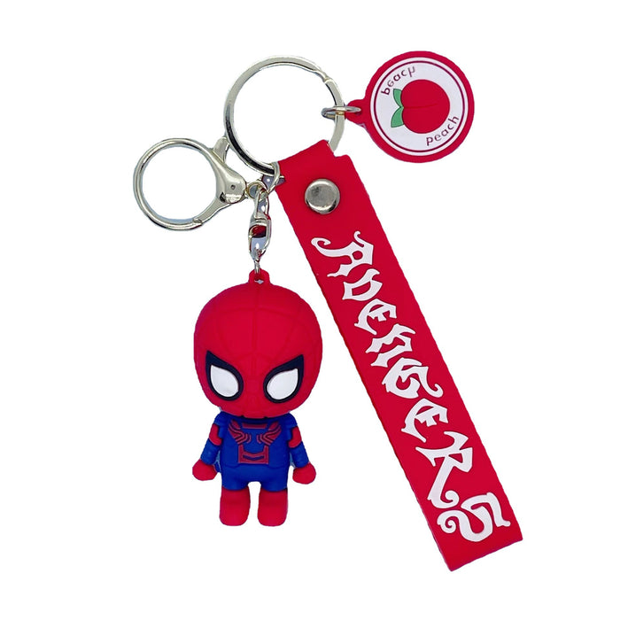 Wholesale Cartoon Soft Rubber Alloy Cute Keychain (M) MOQ≥2 JDC-KC-JuShu005