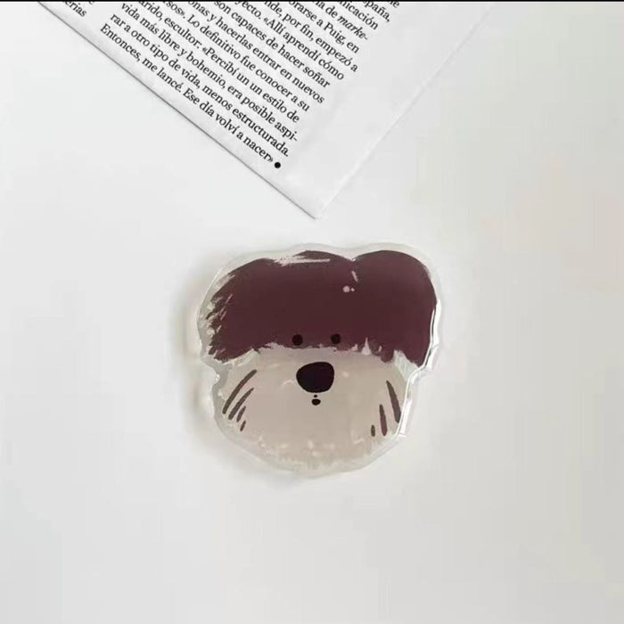 Wholesale Acrylic Epoxy Cartoon Cute Dog Airbag Phone Holder MOQ≥2 JDC-PS-WeiJiu030