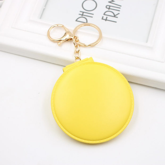 Jewelry WholesaleWholesale 10 colors double sided small mirror keychain JDC-KC-Zuge054 Keychains 祖格 %variant_option1% %variant_option2% %variant_option3%  Factory Price JoyasDeChina Joyas De China