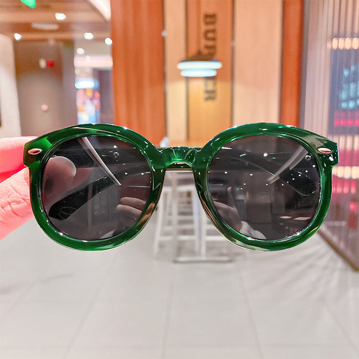 Jewelry WholesaleWholesale children's round frame skeleton sunglasses JDC-SG-HengX008 Sunglasses 恒曦 %variant_option1% %variant_option2% %variant_option3%  Factory Price JoyasDeChina Joyas De China