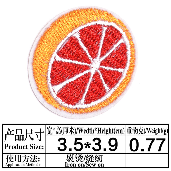 Wholesale Twill Strawberry Lollipop Cloth Sticker JDC-EBY-Lide011