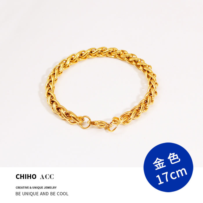 Jewelry WholesaleWholesale stainless steel bracelet couple high feeling Bracelet JDC-BT-ZhangM007 Bracelet 展梦 %variant_option1% %variant_option2% %variant_option3%  Factory Price JoyasDeChina Joyas De China