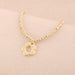 Jewelry WholesaleWholesale gold hollow Flower Bead Necklace JDC-NE-E319 necklaces 奈珠 %variant_option1% %variant_option2% %variant_option3%  Factory Price JoyasDeChina Joyas De China