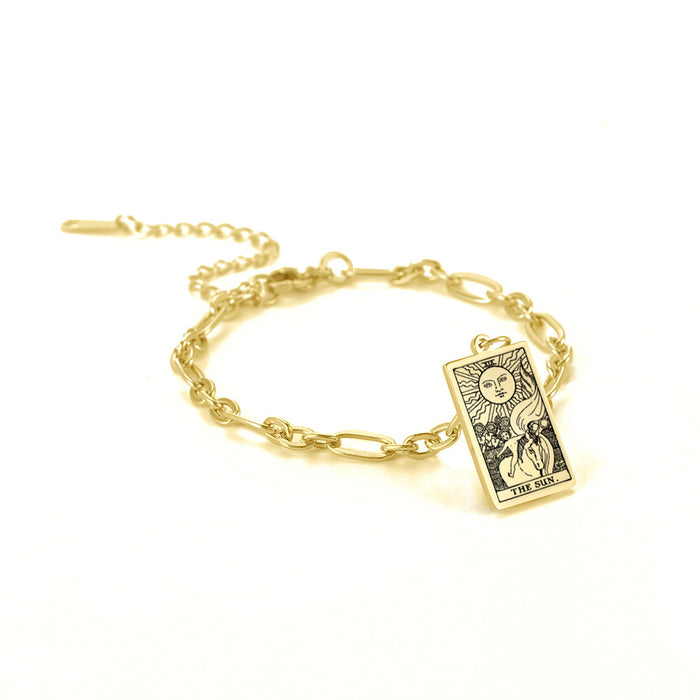 Wholesale Bracelet Stainless Steel Twelve Tarot Cards Series JDC-BT-QiJu009