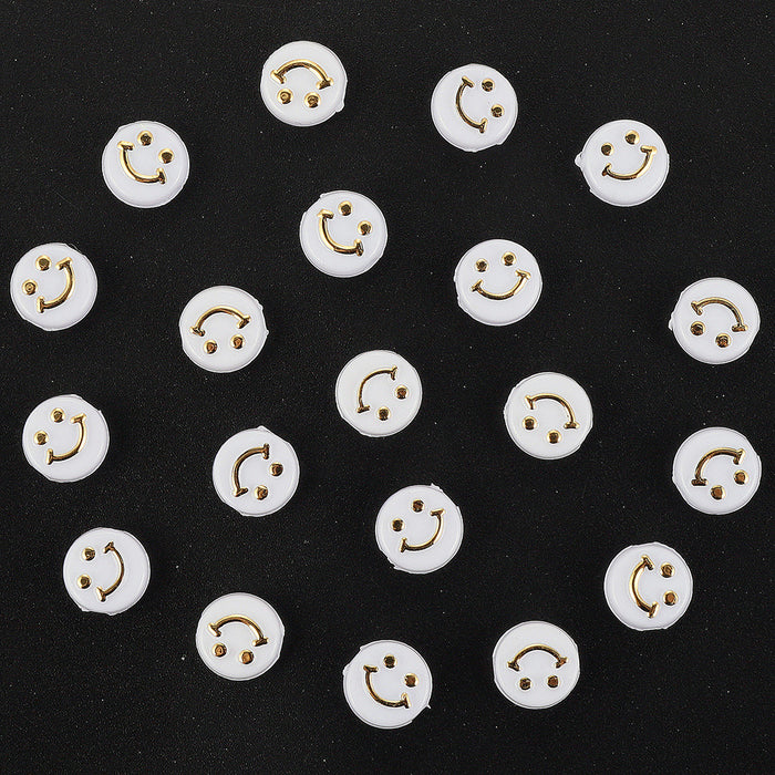 Wholesale DIY Jewelry Accessories Color Smiley Resin Handmade 15 Grid Set JDC-DIY-Jingy003