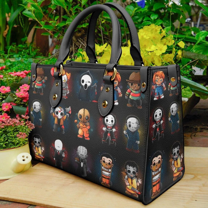 Wholesale Handbag PU Horror Cartoon Printing Large Capacity (M) JDC-HB-Xinp003