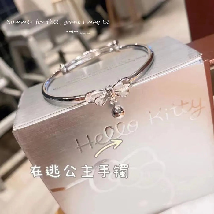 Jewelry WholesaleWholesale adjustable bow bell Bracelet female JDC-BT-HuG003 Bracelet 胡格 %variant_option1% %variant_option2% %variant_option3%  Factory Price JoyasDeChina Joyas De China