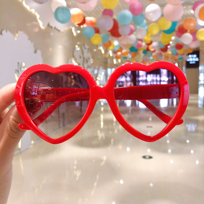 Jewelry WholesaleWholesale kids cartoon love color sunglasses JDC-SG-HengX010 Sunglasses 恒曦 %variant_option1% %variant_option2% %variant_option3%  Factory Price JoyasDeChina Joyas De China