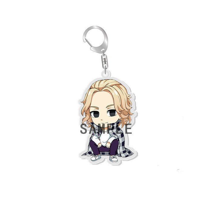 Wholesale pendant cute acrylic keychain Tokyo JDC-KC-XCai001