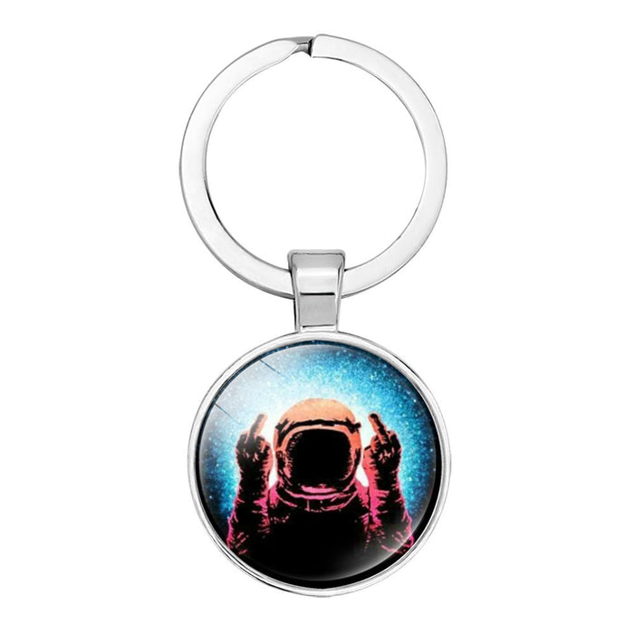 Wholesale NASA Glass Alloy Keychain JDC-KC-NH001