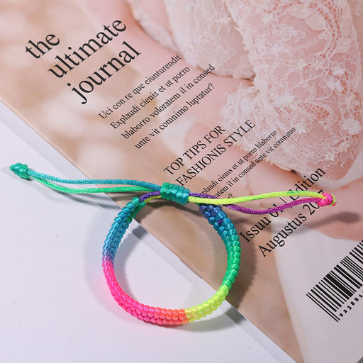 Jewelry WholesaleWholesale Rainbow Bracelet Fruits White Jade Stone Rainbow Color  JDC-BT-HanJ034 Bracelet 寒骏 %variant_option1% %variant_option2% %variant_option3%  Factory Price JoyasDeChina Joyas De China