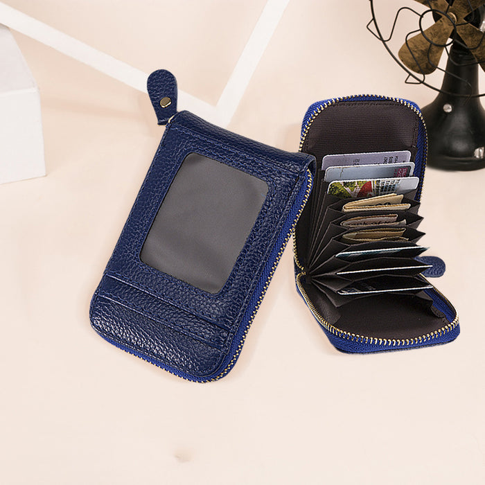 Wholesale PU Leather Card Holder Wallet MOQ≥3 JDC-WT-Shadp007