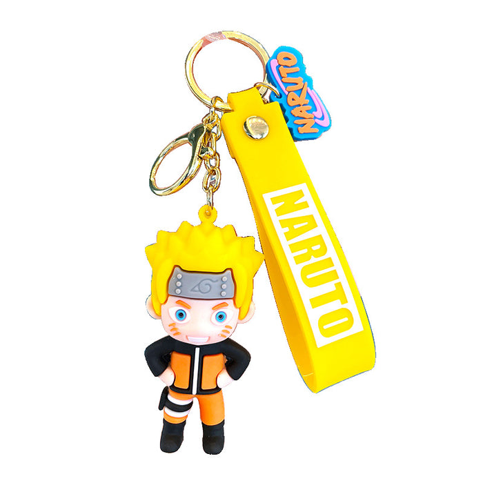 Wholesale Keychains PVC Metal Naruto MOQ≥2 JDC-KC-LeZ023