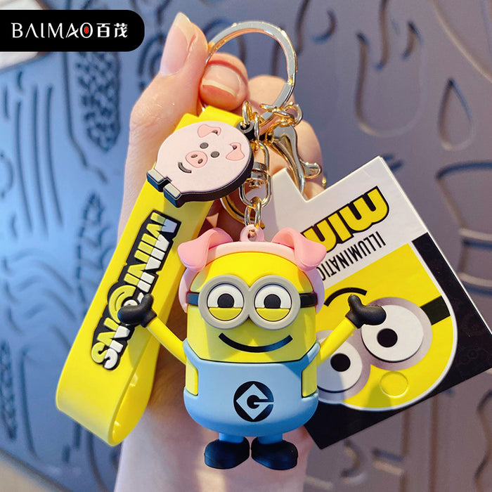 Wholesale Minions Zodiac Keychain Creative Exquisite and Cute JDC-KC-BaiM040