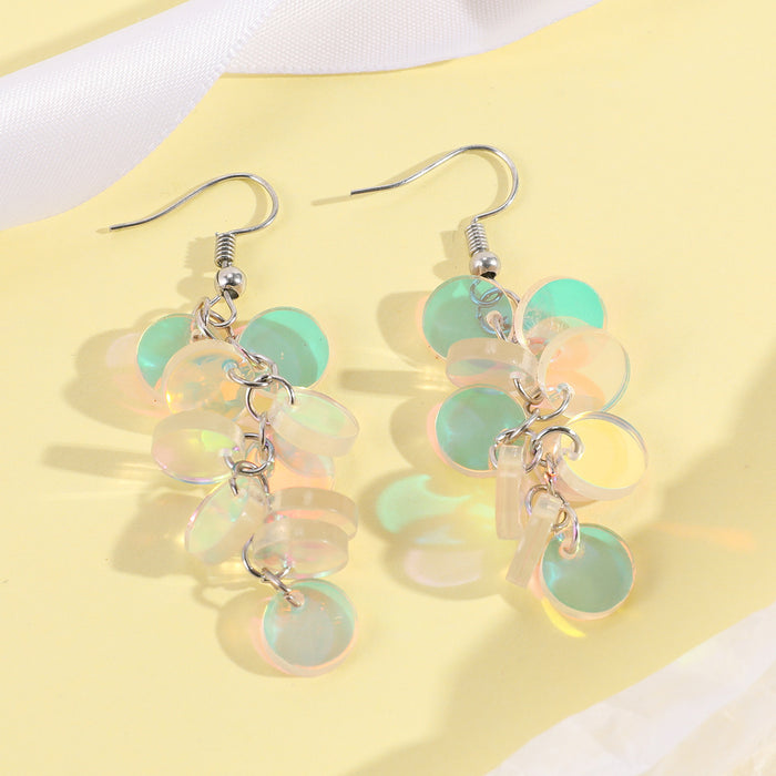 Jewelry WholesaleWholesale Clear Color Acrylic Piece Earrings JDC-ES- zhongyi002 Earrings 钟意 %variant_option1% %variant_option2% %variant_option3%  Factory Price JoyasDeChina Joyas De China