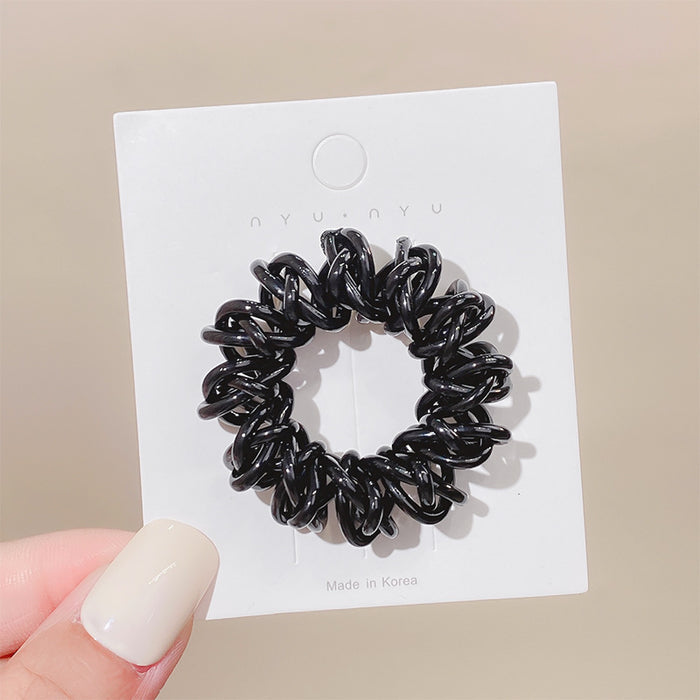 Wholesale high elasticity does not hurt the hair telephone wire hair ring JDC-HS-i414