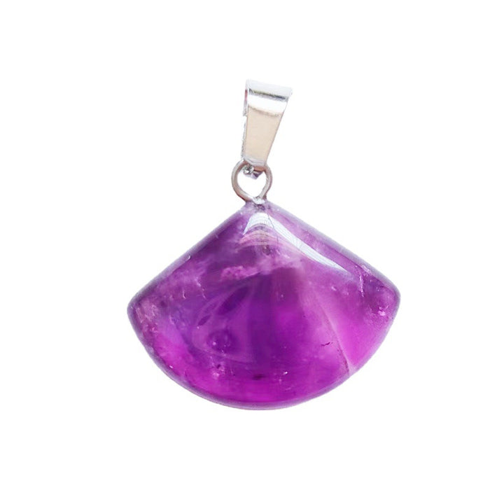 Wholesale Pendant Natural Stone Amethyst MOQ≥2 JDC-PT-YingHai001