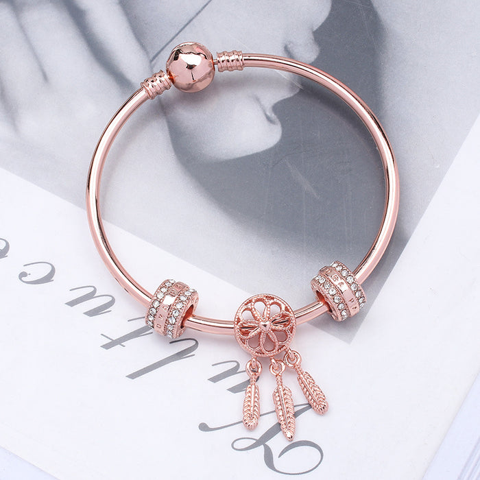 Wholesale Alloy Zircon Dreamcatcher Bracelet JDC-BT-YouD003