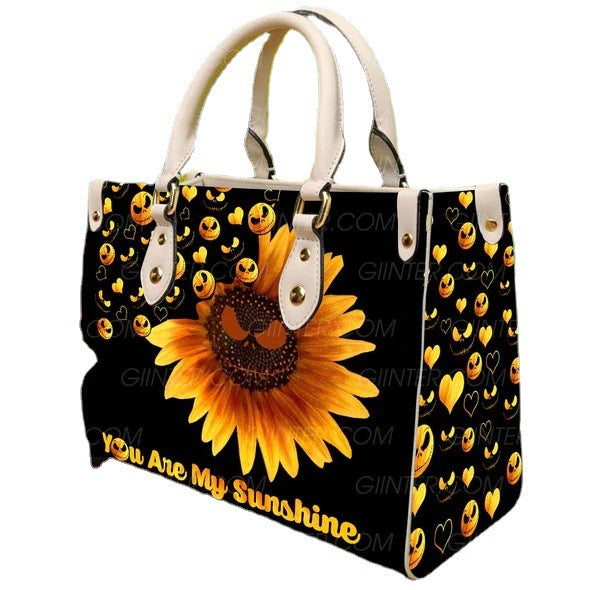 Wholesale Handbag PU Cute Cartoon Printing Large Capacity (M) JDC-HB-Xinp002