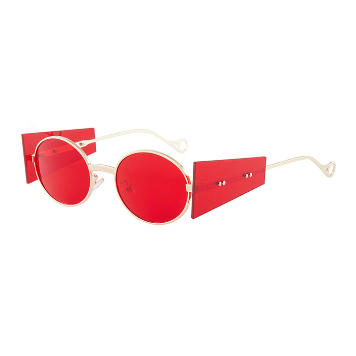 Wholesale green metal punk Sunglasses JDC-SG-BaoXing005