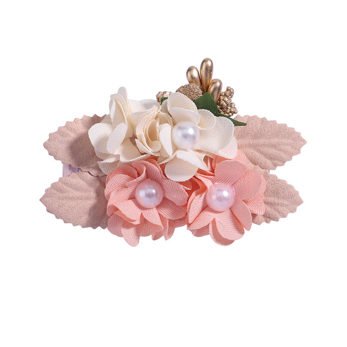 Jewelry WholesaleWholesale children's simulated flower Hair Clips JDC-HC-YL071 Hair Clips 雅伦 %variant_option1% %variant_option2% %variant_option3%  Factory Price JoyasDeChina Joyas De China