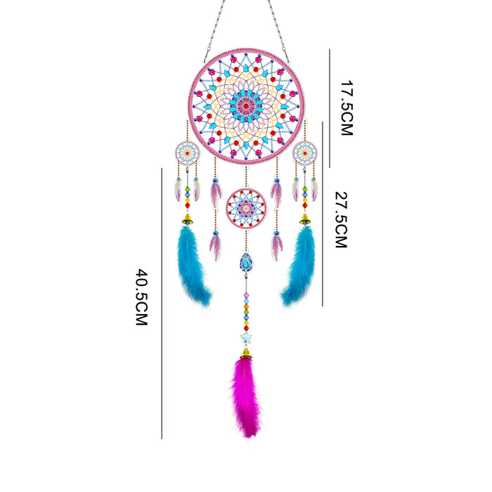 Wholesale Diamond Painting DIY Acrylic Full Drill Dreamcatcher MOQ≥2 JDC-DC-JSen001