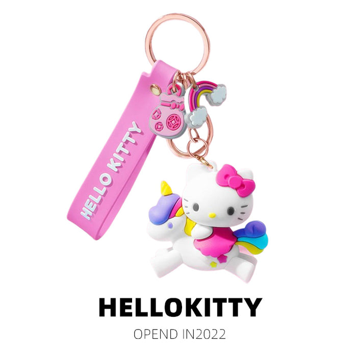 Wholesale Keychain PVC Soft Adhesive Cute Cartoon Creative Ornament JDC-KC-JiaoL015