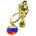 Jewelry WholesaleWholesale World Cup Football Flag Zinc Alloy Keychain MOQ≥2 JDC-KC-ChenYi001 Keychains 晨懿 %variant_option1% %variant_option2% %variant_option3%  Factory Price JoyasDeChina Joyas De China