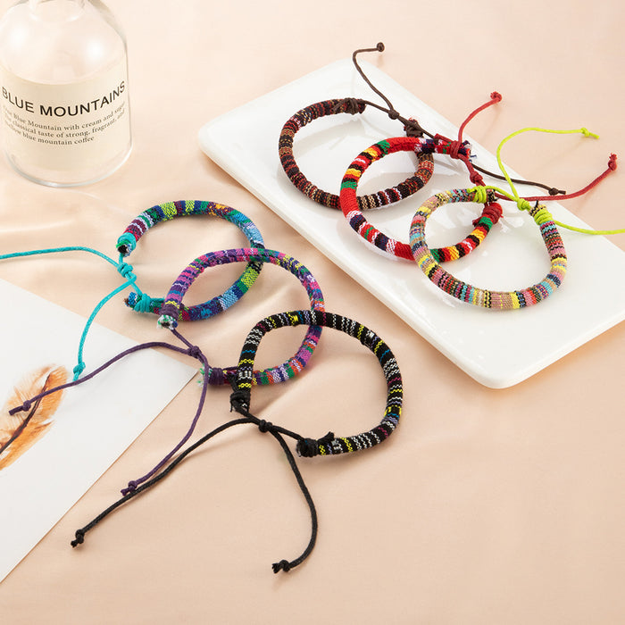 Longitud de pulsera vintage mayorista Estilo étnico retráctil JDC-BT-NZ062