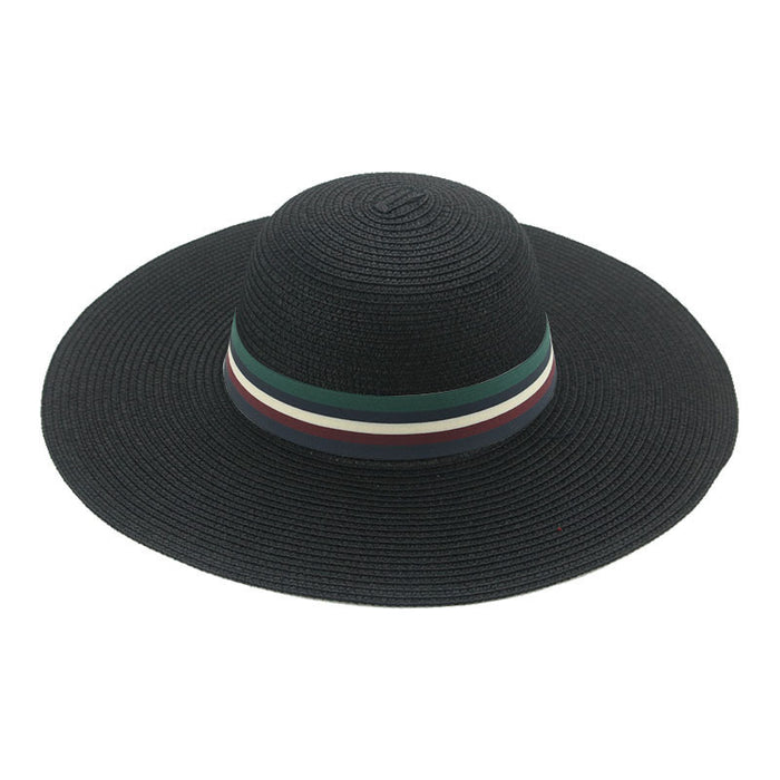 Jewelry WholesaleWholesale Dome Webbing Beach Retro Straw Hat MOQ≥2 JDC-FH-Guanchuan015 Fashionhat 冠川 %variant_option1% %variant_option2% %variant_option3%  Factory Price JoyasDeChina Joyas De China