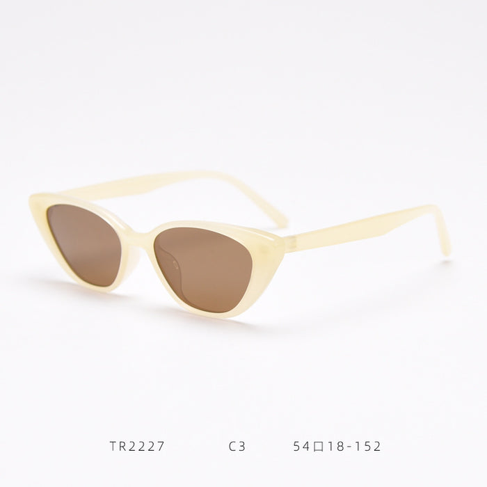 Wholesale white TR90 GENTLE Sunglasses JDC-SG-WeiY005